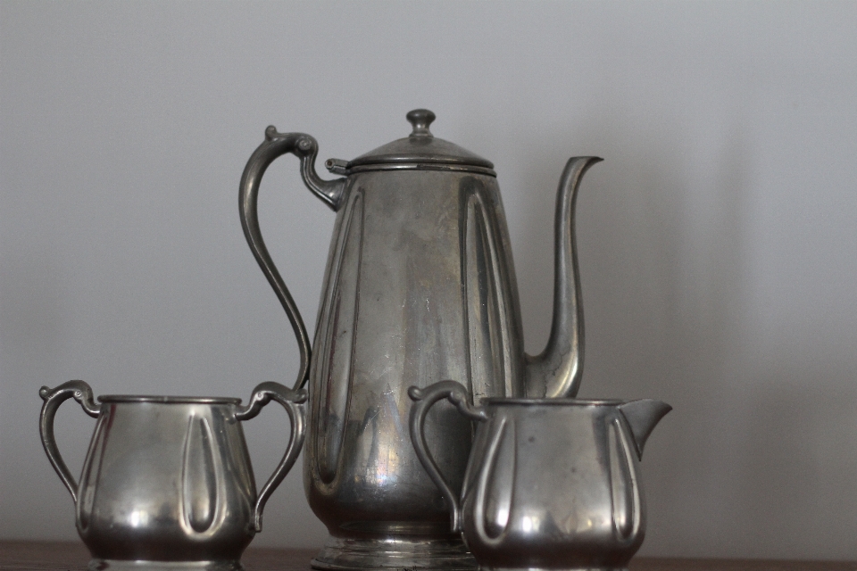 Teapot kettle metal still life