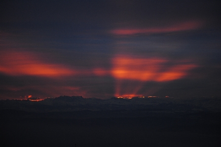 Horizon cloud sky sunrise Photo