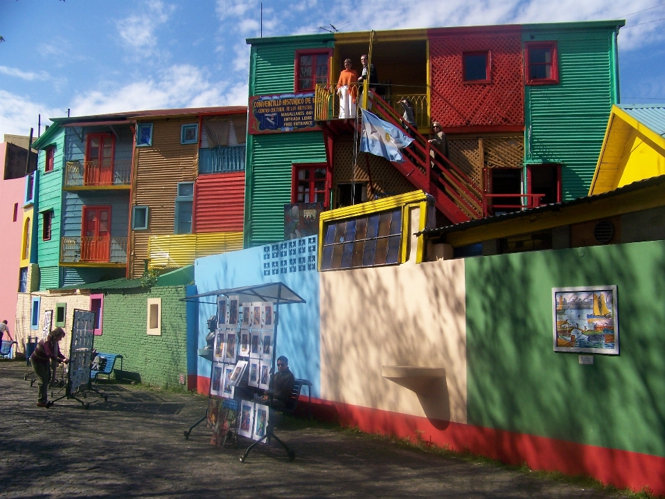 Color art mural argentina