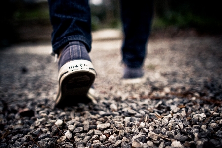 Foto Homem caminho andando borrão