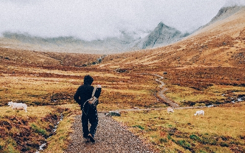 Foto Caminho região selvagem
 andando pessoa