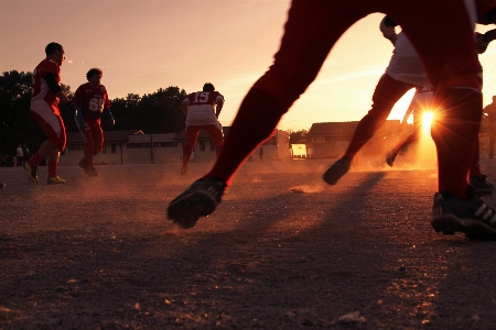 Night evening dance action Photo