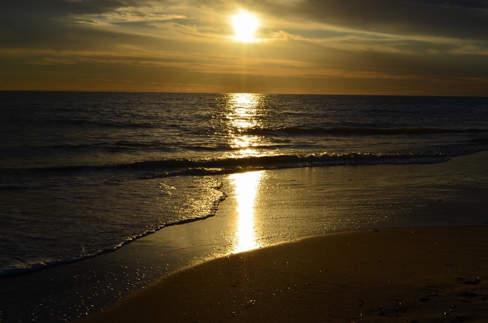 Plage mer côte sable