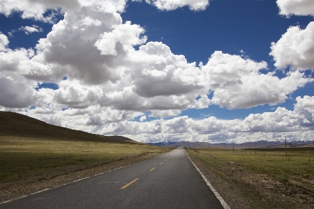 Landscape horizon mountain cloud Photo