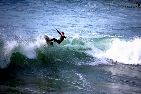 Man beach sea coast Photo