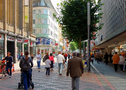 Pedestrian boardwalk road street Photo