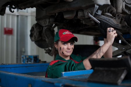 Foto Gadis mobil kendaraan produk