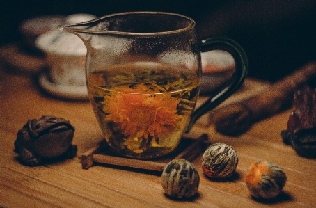 Table wood tea morning Photo