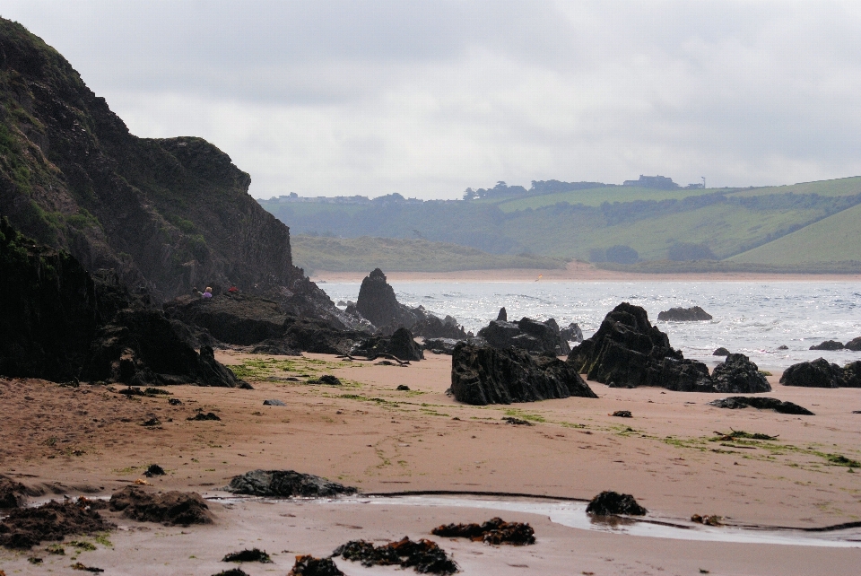 Beach landscape sea coast