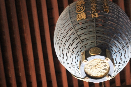 Wood ceiling lantern asia Photo