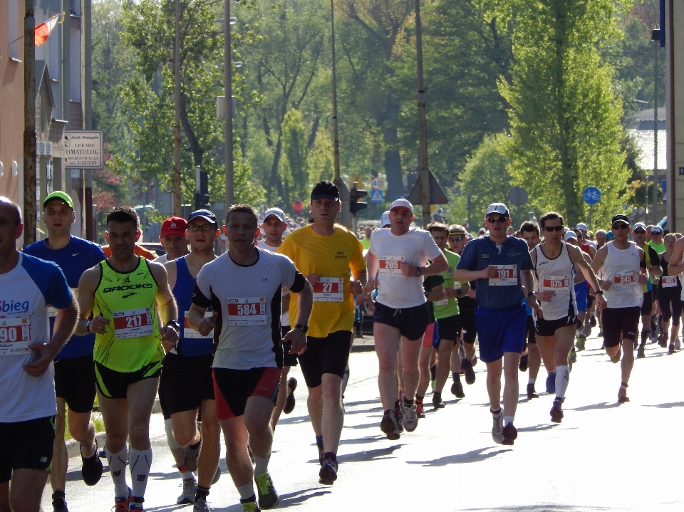 Osoba działanie rekreacja jogging