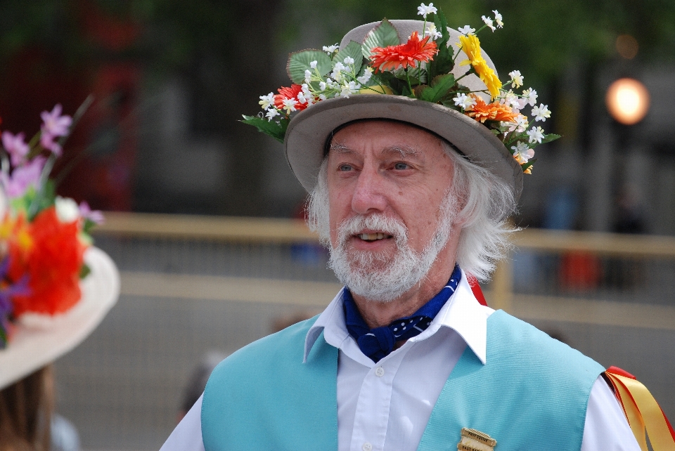 Uomo persona fiore primavera