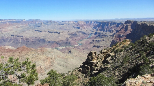 Nature rock trail view Photo