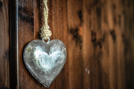 Wood bar love heart Photo