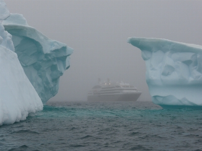 Ocean fog foggy ice Photo