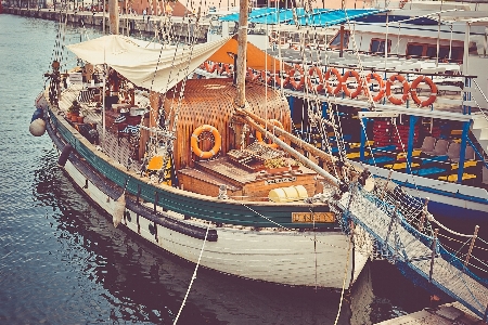 Photo Eau dock bateau vieux