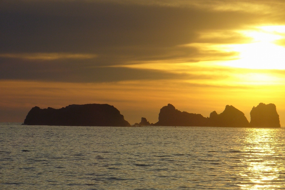 Plage paysage mer côte