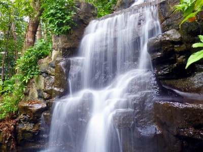 Foto Paesaggio acqua rock cascata