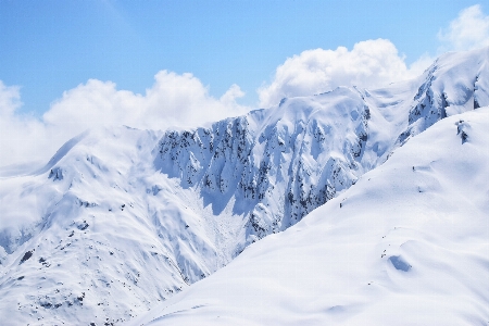 Landscape mountain snow cold Photo