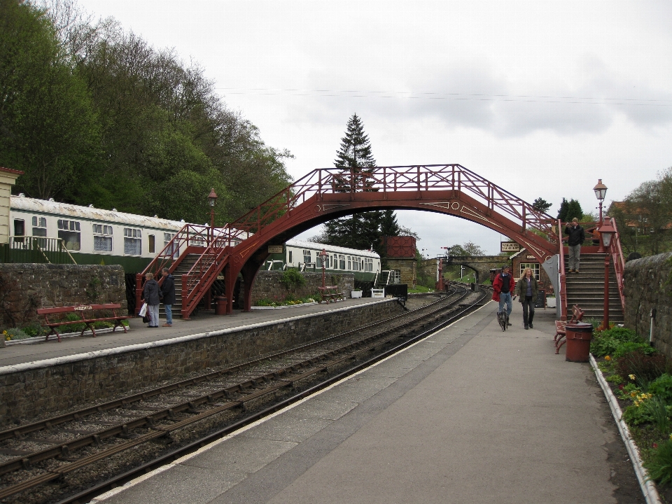 Acompanhar estrada de ferro ferrovia ponte