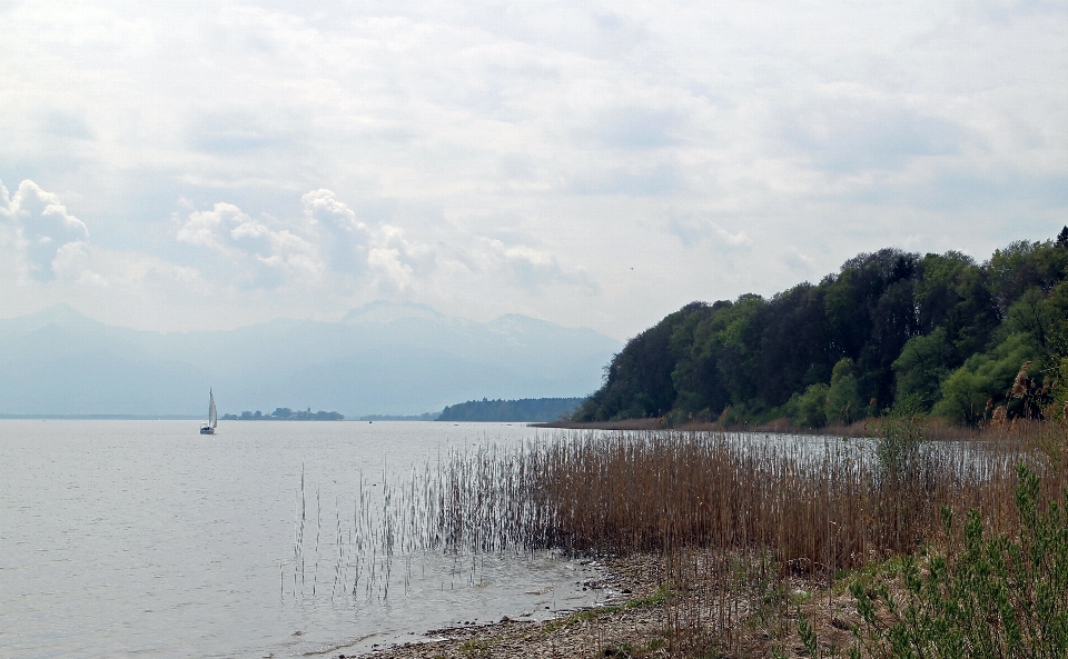 Sea water cloud lake