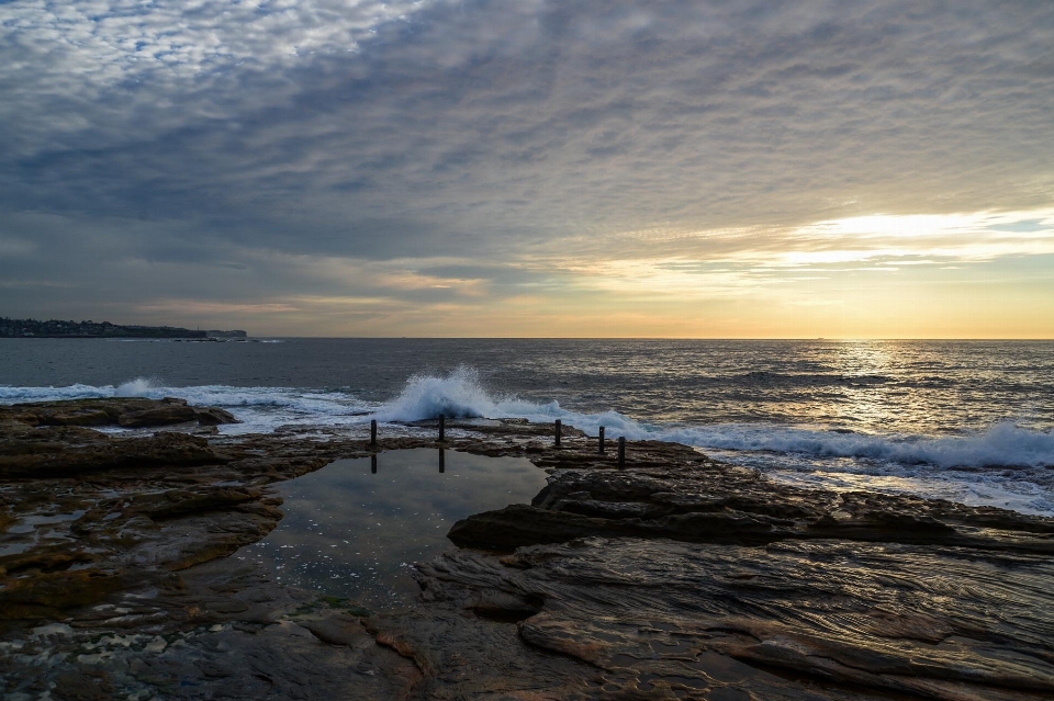 Beach landscape sea coast