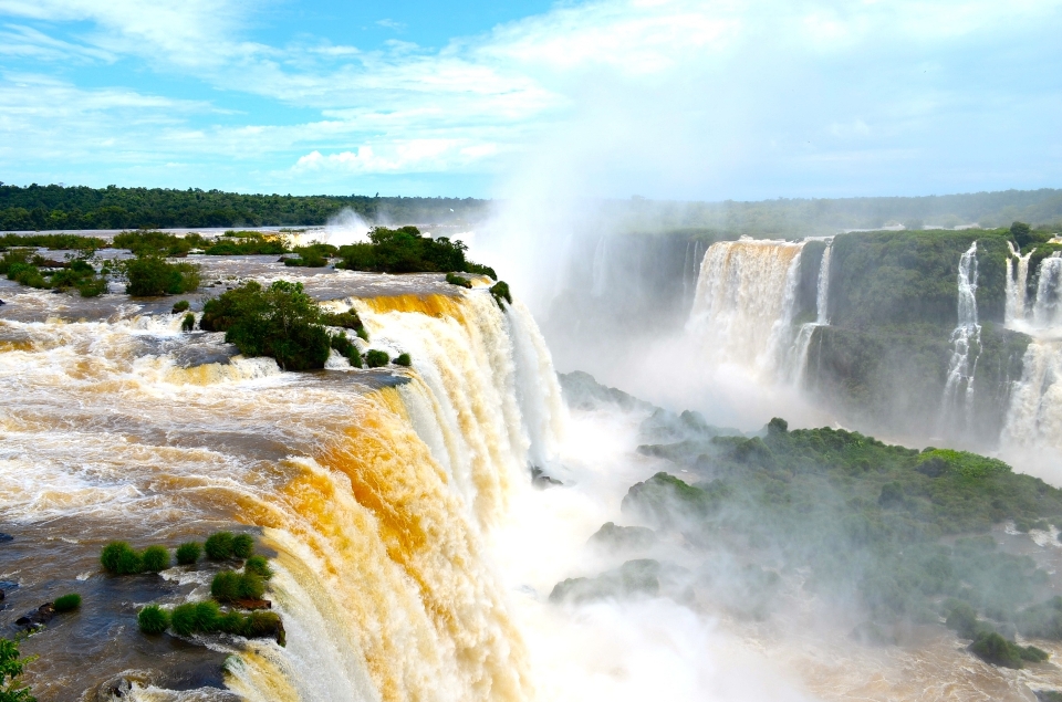 Coast water waterfall wave