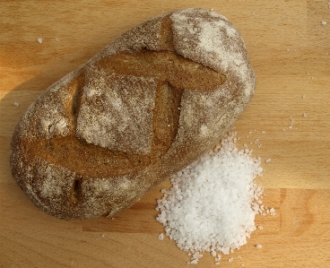 Food salt baking bread Photo