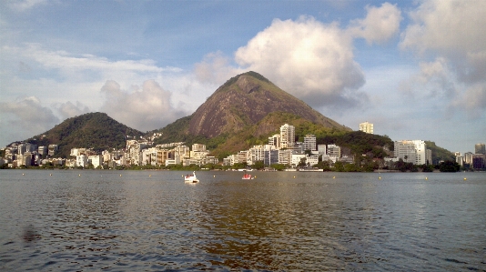 Landscape sea coast mountain Photo