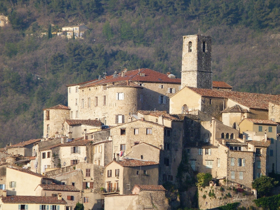 Paysage ville bâtiment château
