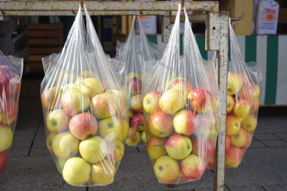 Apple tanaman buah matang
