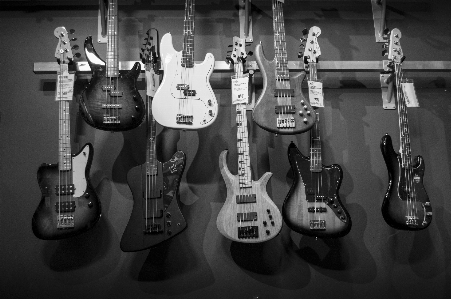 Rock music black and white Photo