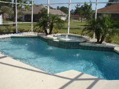 Deck villa wet pool Photo