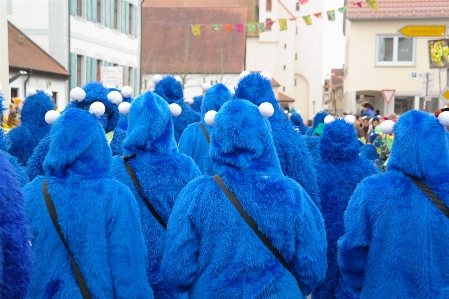 Suit people crowd fur Photo