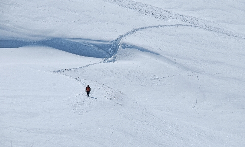 Walking mountain snow winter Photo