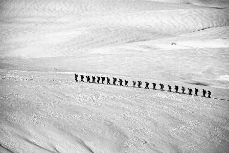 Photo Sable marche neige hiver