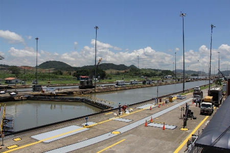 Dock bridge canal walkway Photo