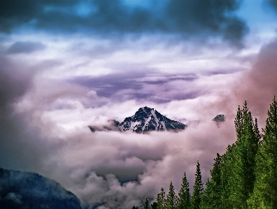 Landscape nature mountain cloud Photo