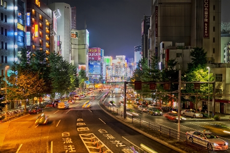 Foto Pejalan kaki arsitektur jalan langit