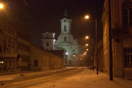 Snow winter road street Photo