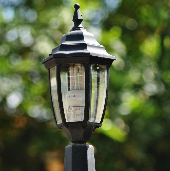 Light green lantern bulb