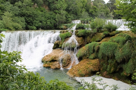 Foto Air alam terjun stream