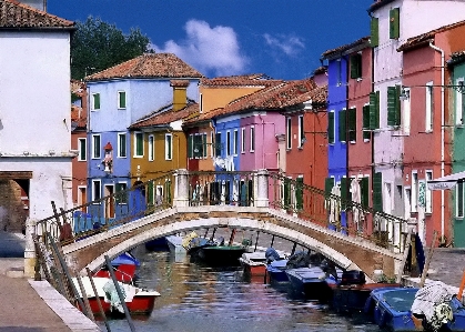 Water boat bridge street Photo