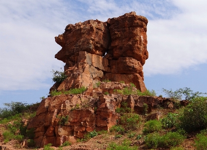 Rock 砂岩
 形成 崖 写真