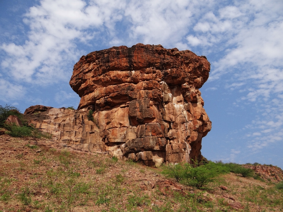 Lanskap rock gunung batu pasir
