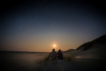 Beach horizon light sky Photo