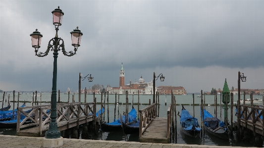 Boardwalk walkway vehicle venice Photo