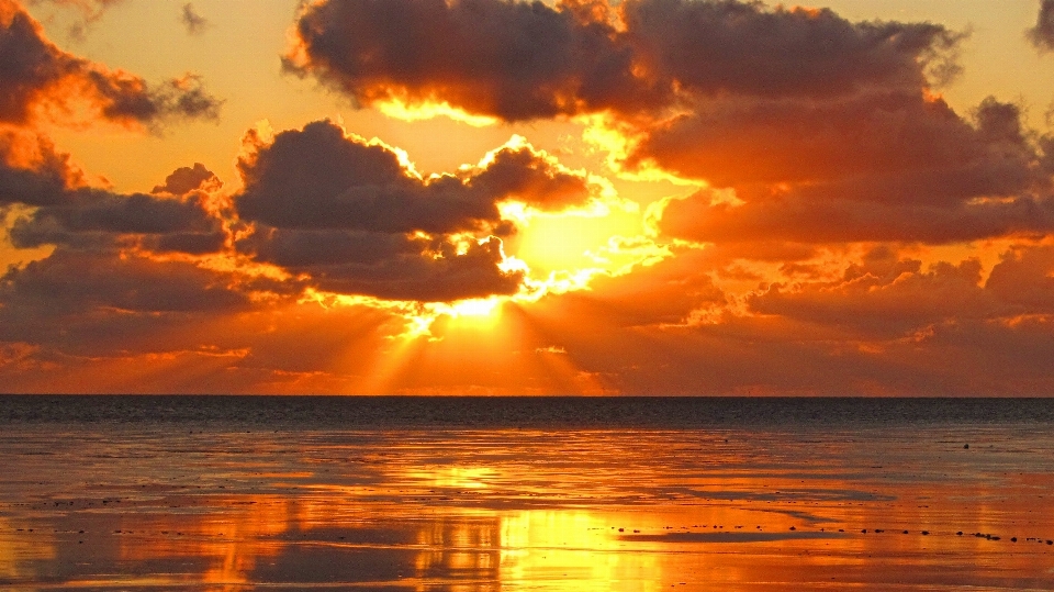 Plage mer océan horizon