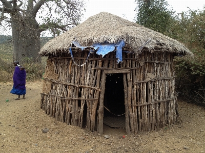 Wood roof home rustic Photo