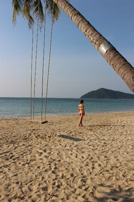 Pantai laut pesisir pasir